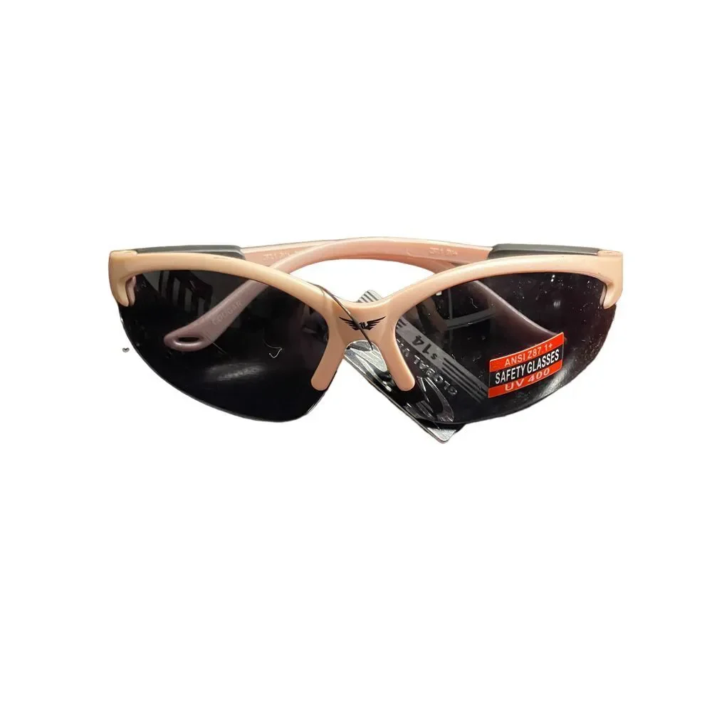 UV400 ANSI Z87.1+ Safety Glasses | Peach Frame Sports Protective Eyewear‎